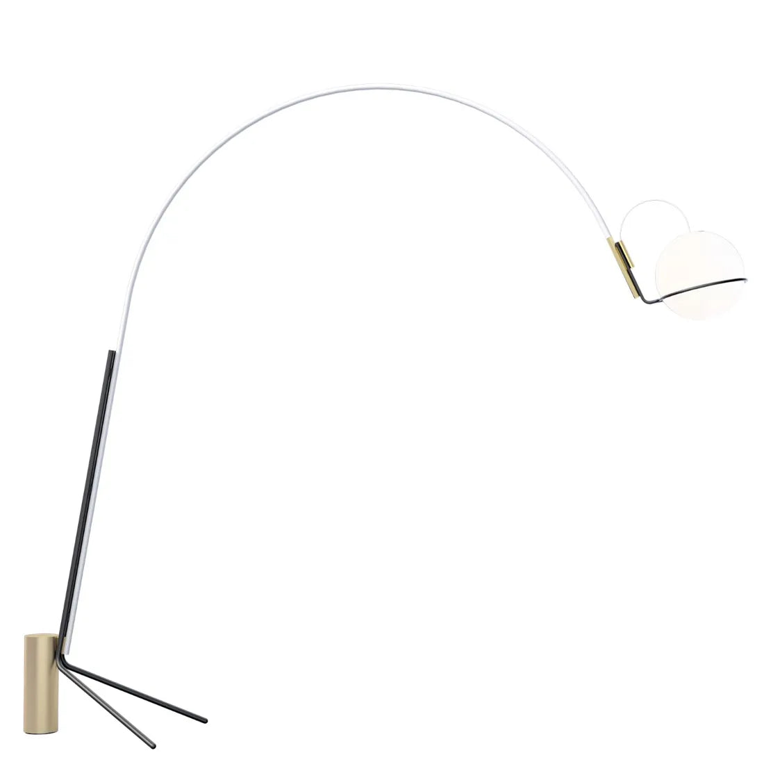 ALICANTO - Francesco Librizzi Floor Lamp FontanaArte Gold-White  