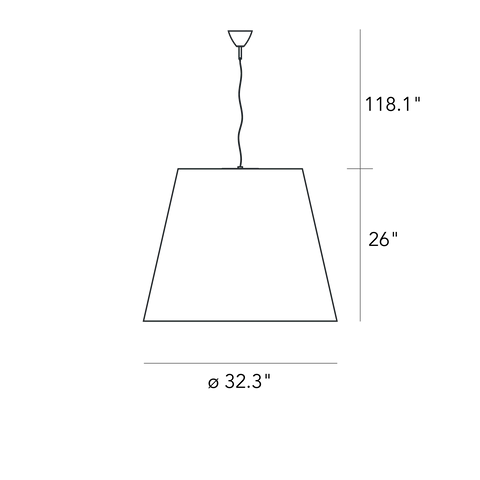 AMAX Suspension Lamp - Charles Williams Pendant FontanaArte   