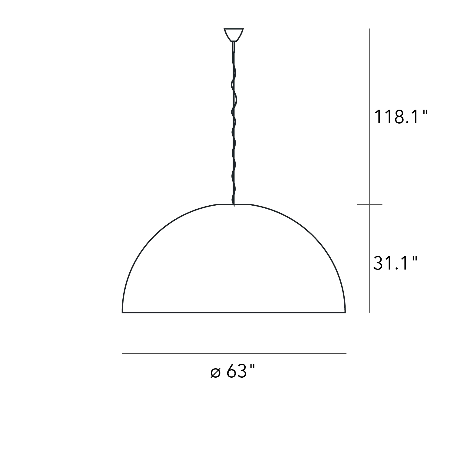 AVICO Suspension Lamp - Charles Williams Pendant FontanaArte   
