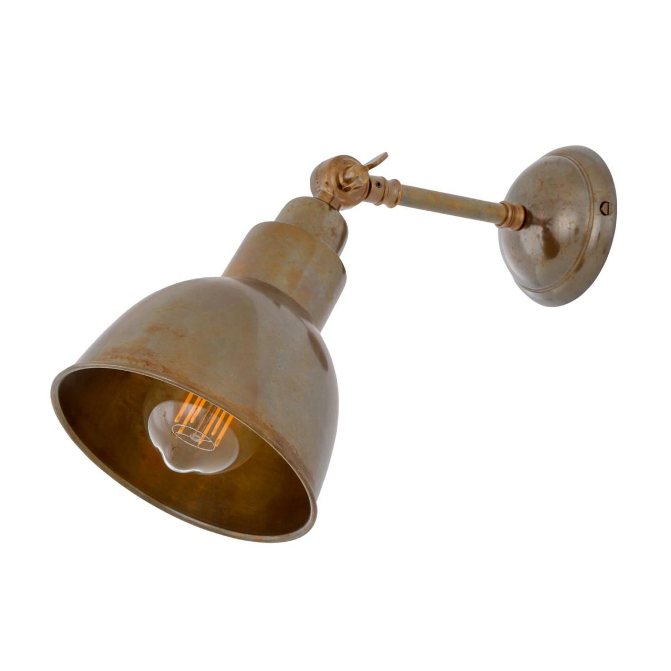 Baku Vintage Wall Light Wall Light Mullan Lighting Antique Brass