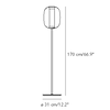 MERIDIANO - Gabriele e Oscar Buratti Floor Lamp FontanaArte   
