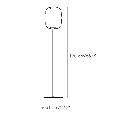 MERIDIANO - Gabriele e Oscar Buratti Floor Lamp FontanaArte   