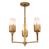 Sawgrass 3 Light Chandelier Chandelier Lucas McKearn Gold  