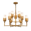 Sawgrass 9 Lt Chandelier Chandelier Lucas McKearn Gold  