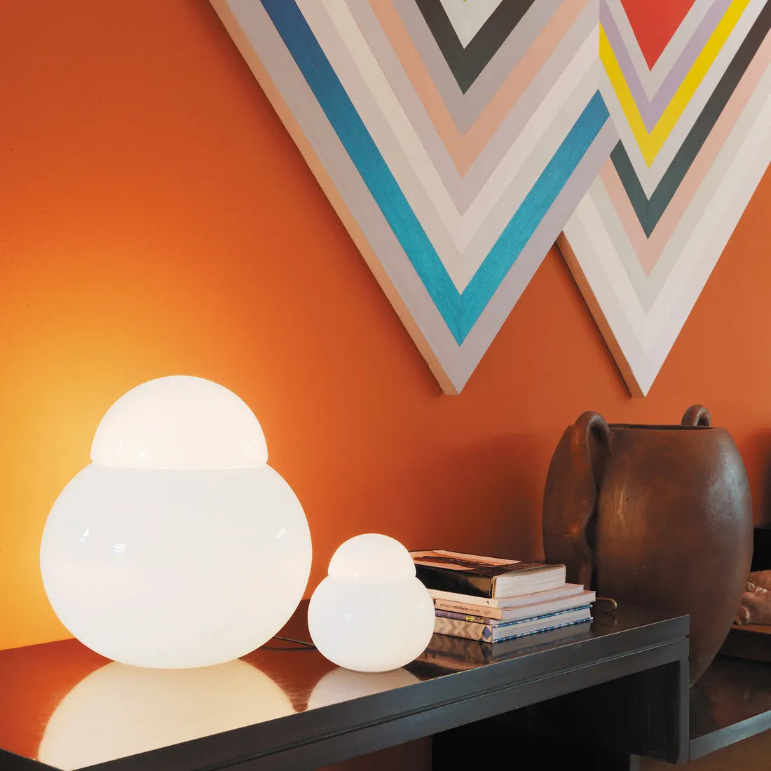 DARUMA - Sergio Asti Table Lamps FontanaArte   