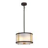 Corona 2 Light Flush Mount/Pendant Flushmount Lucas McKearn Bronze  