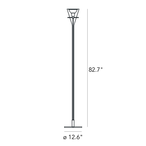 FLÛTE - Floor Lamp Floor Lamp FontanaArte   