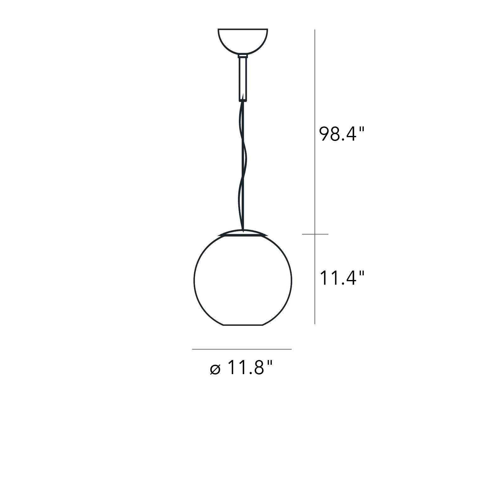 GLOBO DI LUCE - Pendant Pendant FontanaArte   