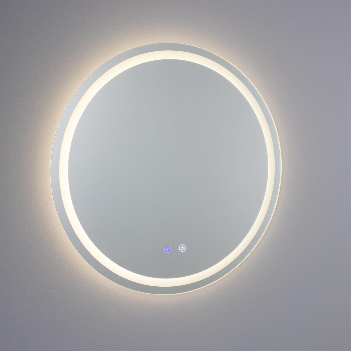 Soajo Circular Inner LED Bathroom Mirror – 60cm