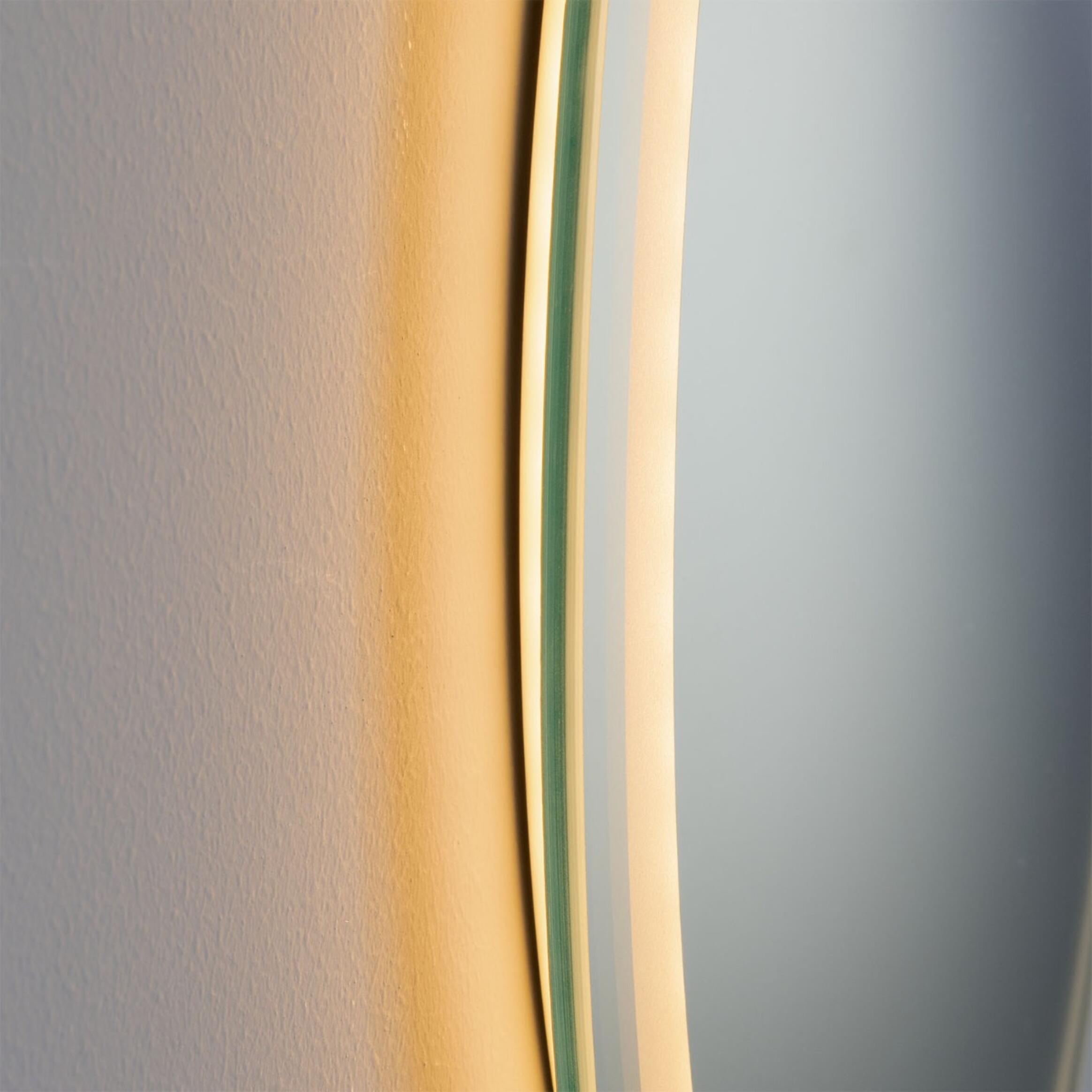 Soajo Circular Inner LED Bathroom Mirror – 60cm