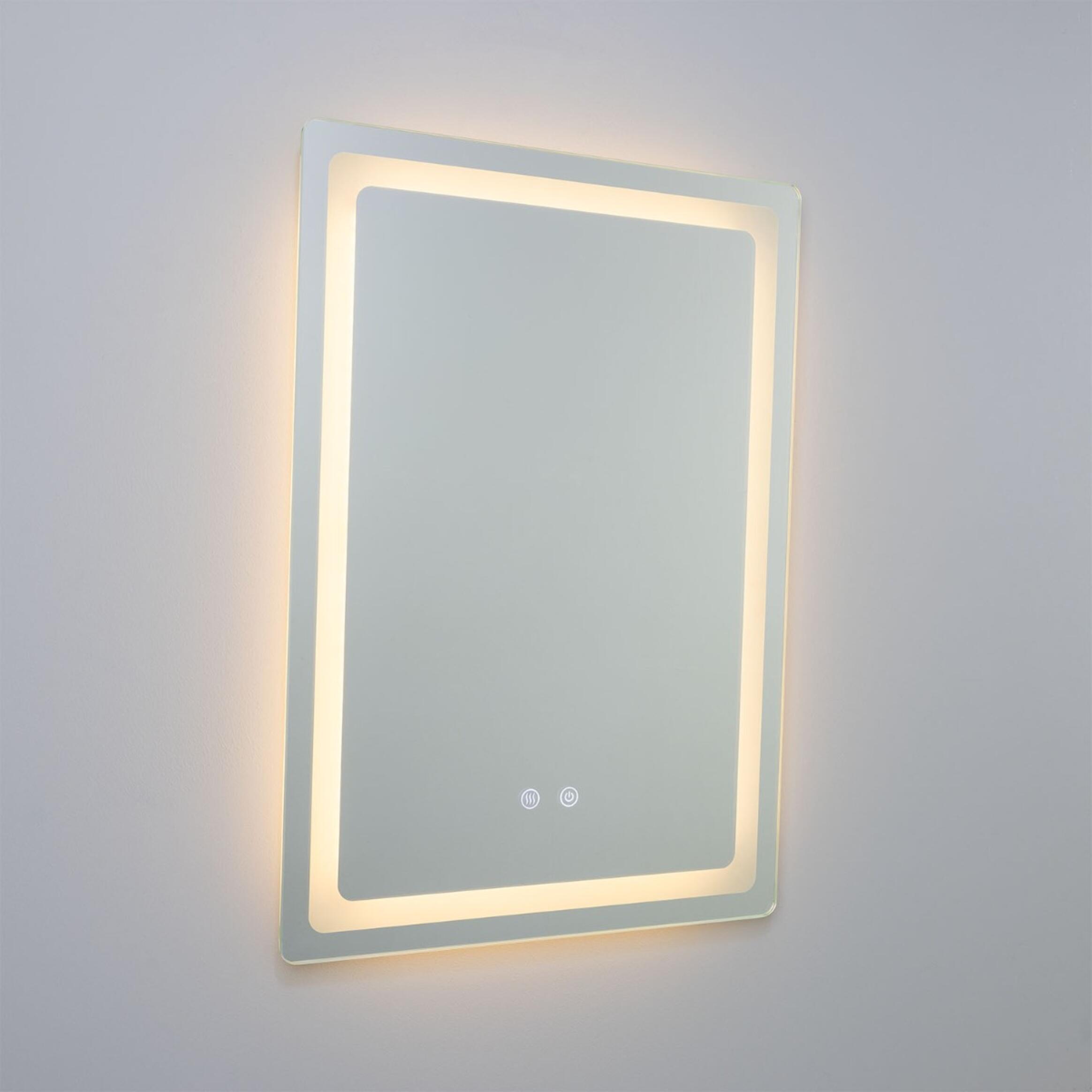 Seia Rectangle LED Bathroom Mirror – 60×80cm