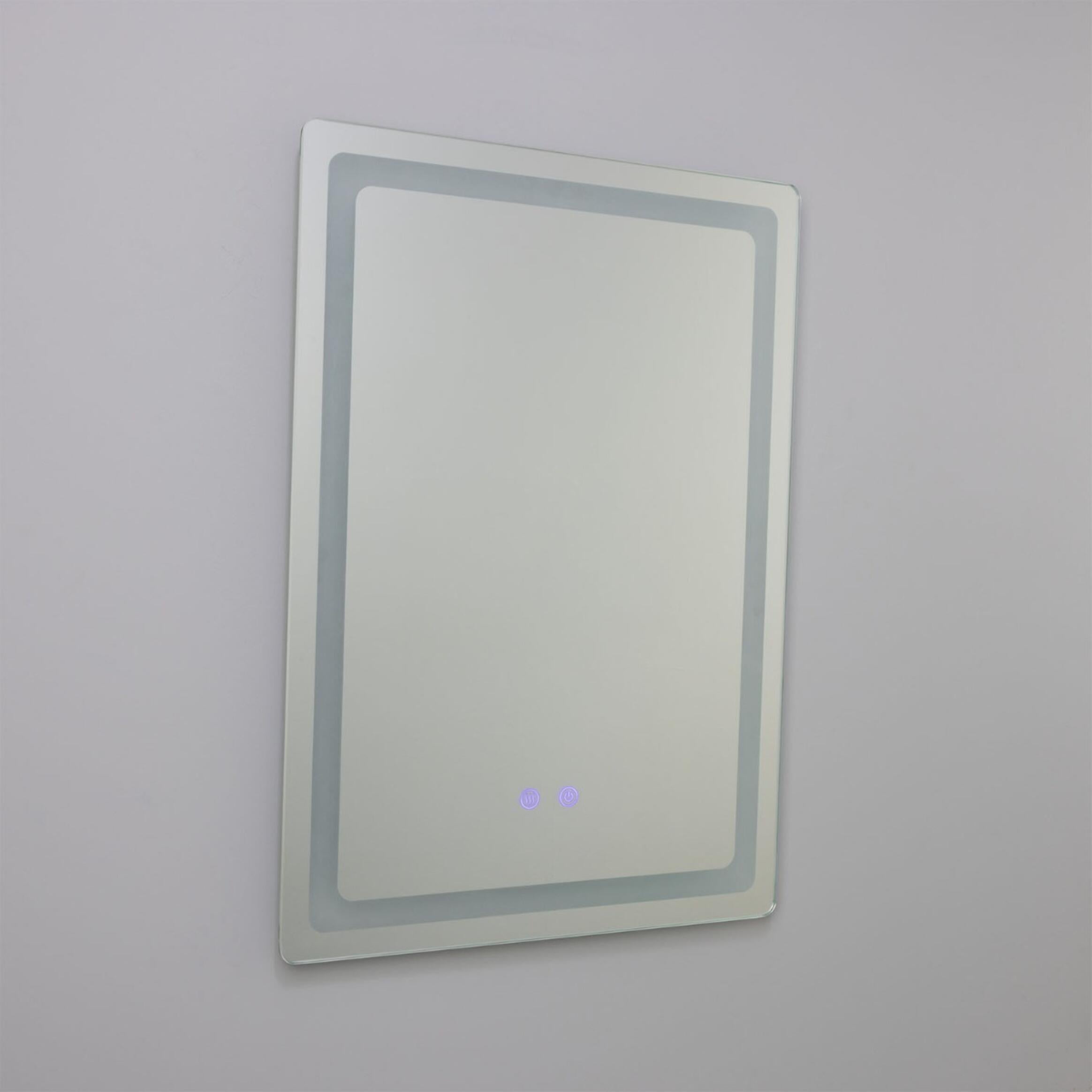 Seia Rectangle LED Bathroom Mirror – 60×80cm