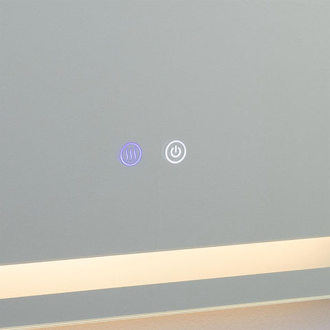 Seia Rectangle LED Bathroom Mirror – 60×80cm