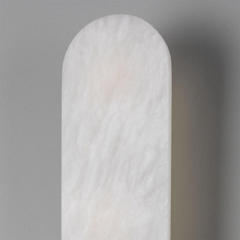 Lothian Oval Alabaster Wall Light Wall Sconce Mullan Lighting   