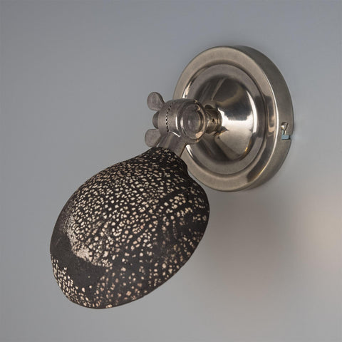Coco Adjustable Ceramic Wall Light wall light Mullan Lighting Antique Silver  