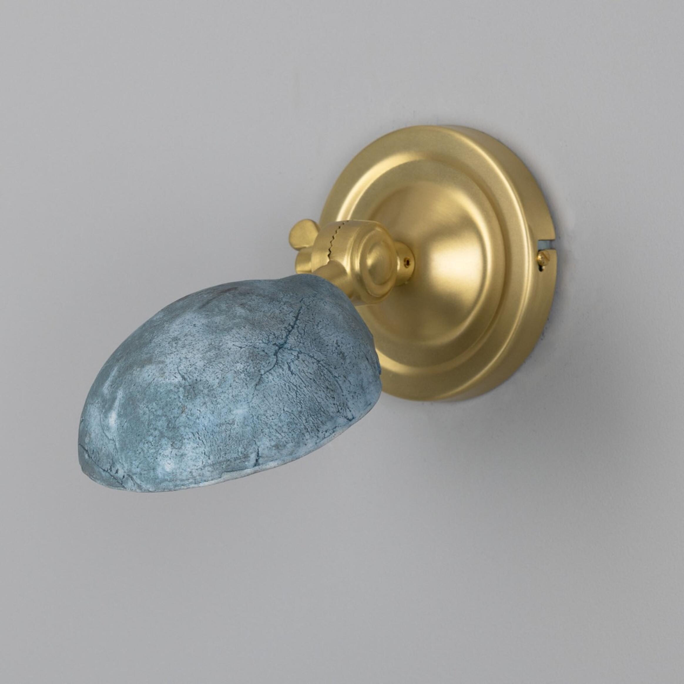 Coco Adjustable Ceramic Wall Light Wall Sconce Stembulbs Satin Brass  