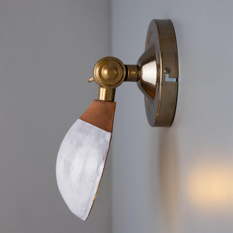 Coco Adjustable Ceramic Wall Light Sconce Mullan Lighting