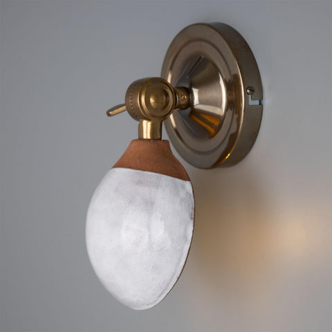 Coco Adjustable Ceramic Wall Light Sconce Mullan Lighting