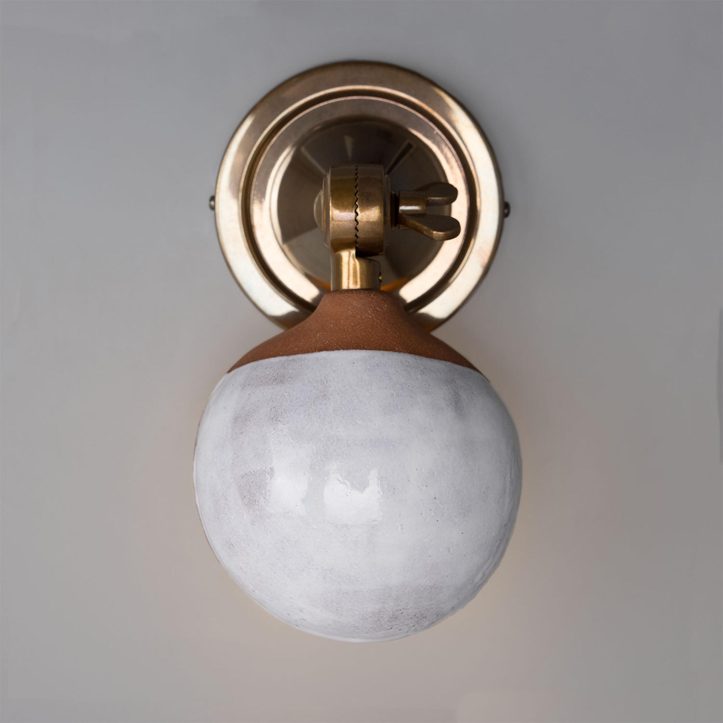 Coco Adjustable Ceramic Wall Light Sconce Mullan Lighting