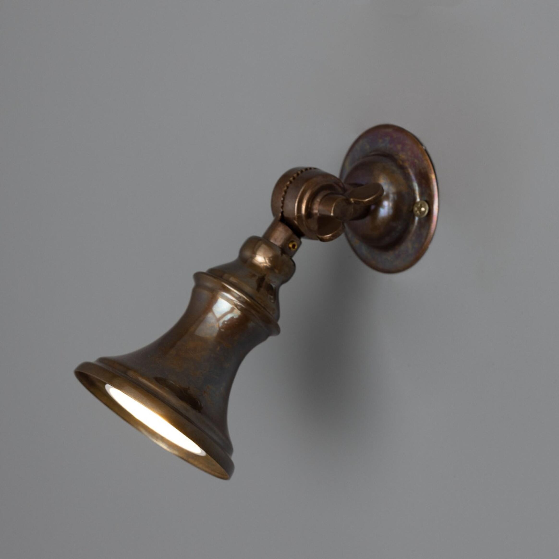 Accra Traditional Brass Spotlight Spotlight Mullan Lighting