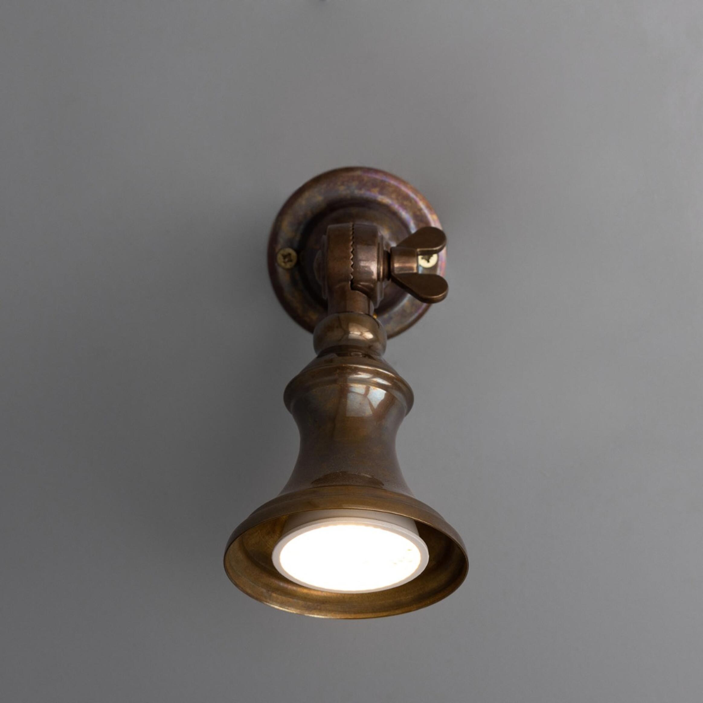 Accra Traditional Brass Spotlight Spotlight Mullan Lighting