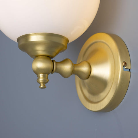 Cloghan Modern Globe Wall Light Wall Light Stembulbs