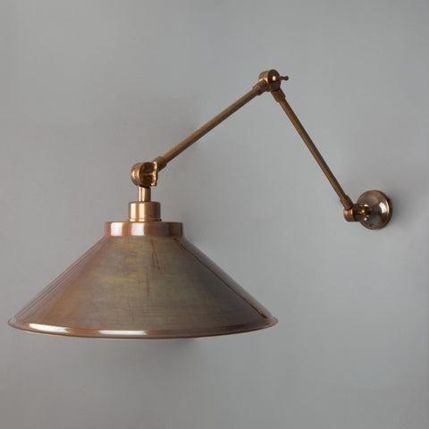 Rio Adjustable Industrial Wall Light Wall Light Mullan Lighting