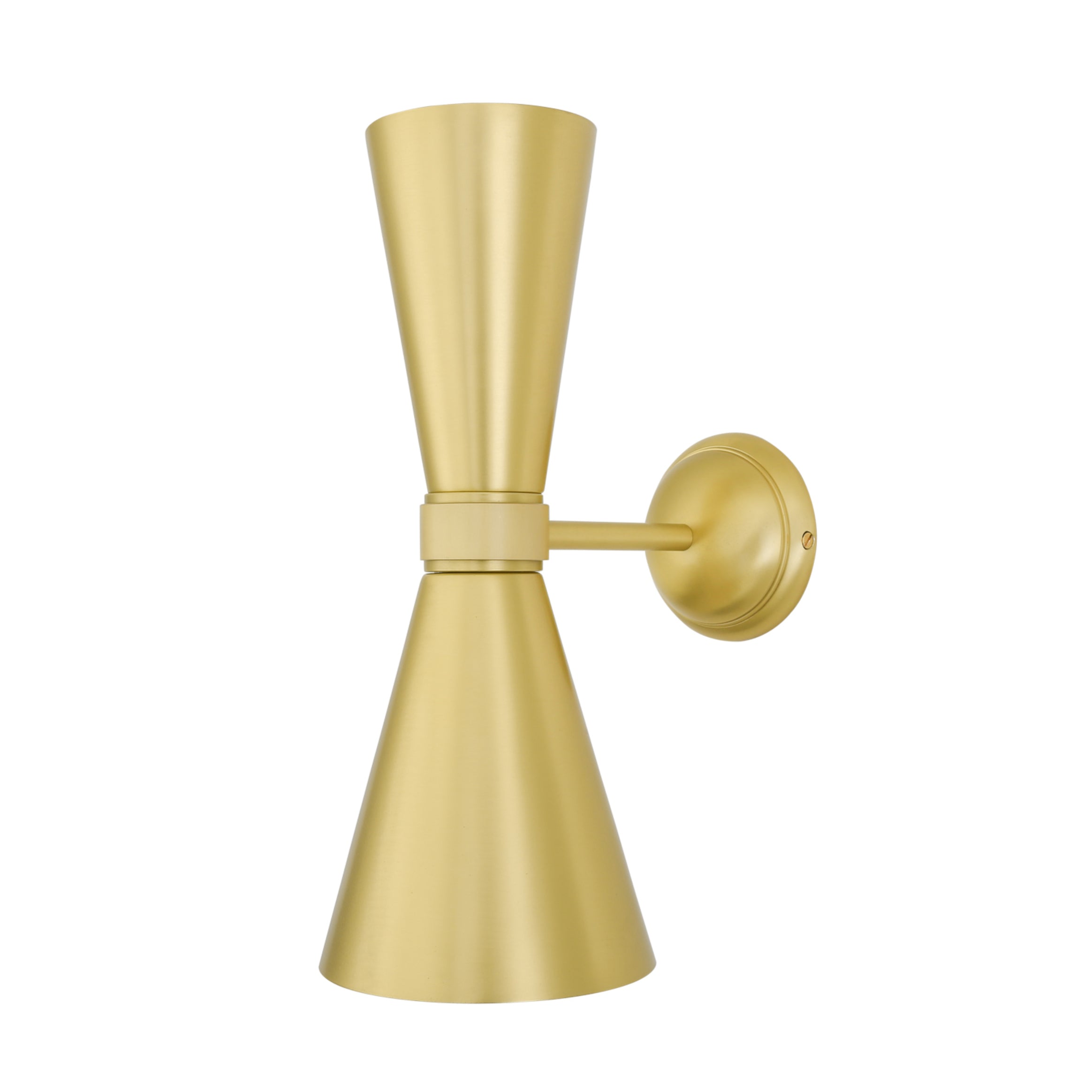 Amias Elegant Wall Light Wall Light Mullan Lighting Satin Brass