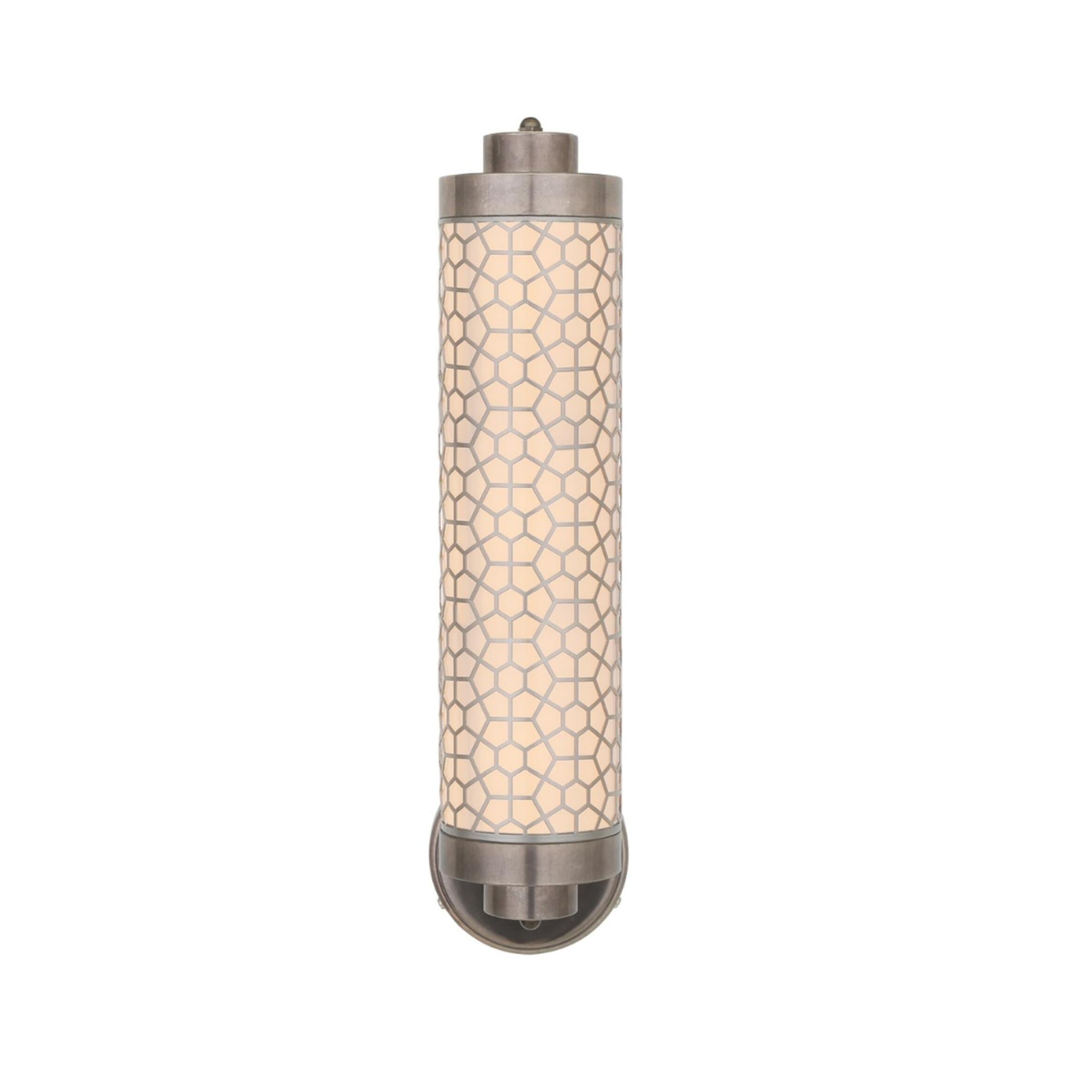 Ocala Hexagonal Brass Mesh Wall Light Wall Sconce 