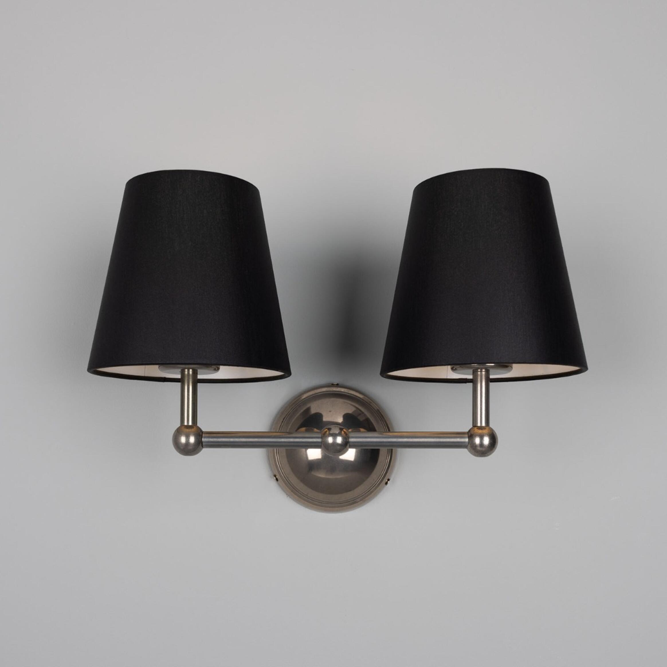 Busan Modern Brass Double Wall Light Sconce Mullan Lighting