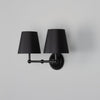 Busan Modern Brass Double Wall Light Sconce Mullan Lighting