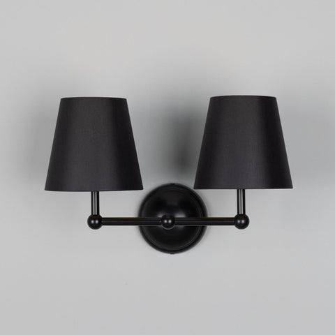 Busan Modern Brass Double Wall Light Sconce Mullan Lighting