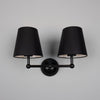 Busan Modern Brass Double Wall Light Sconce Mullan Lighting
