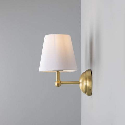 Busan Modern Brass Double Wall Light Sconce Mullan Lighting
