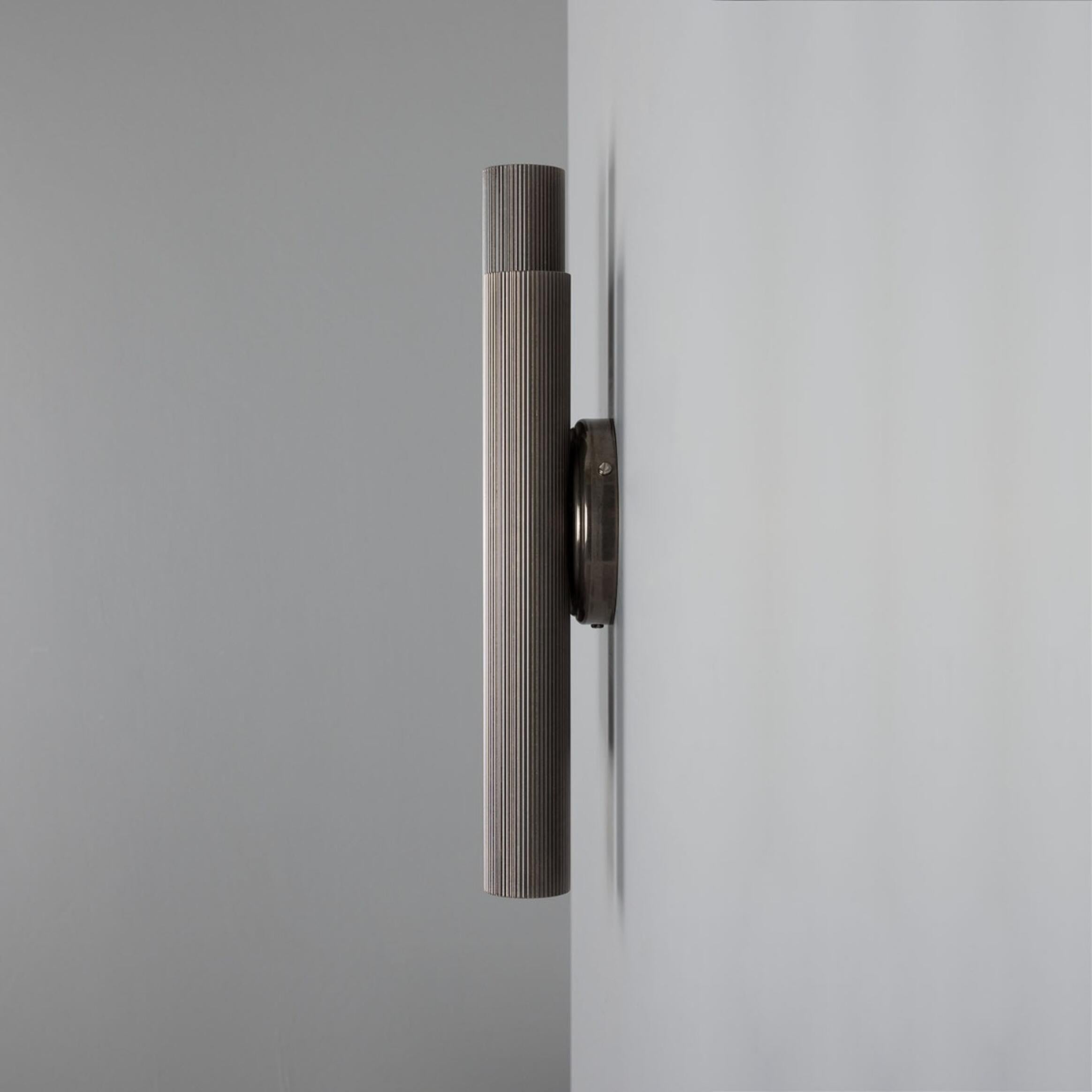Royce Modern Reeded  Double Wall Light Wall Sconce Mullan Lighting   