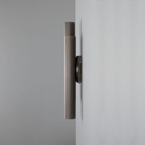 Royce Modern Reeded  Double Wall Light Wall Sconce Mullan Lighting   