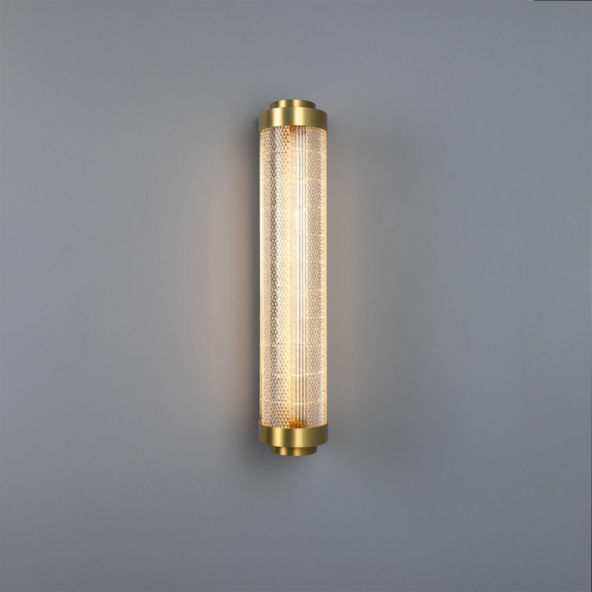 Ashford Neo-Victorian Wall Light Wall Sconce Stembulbs Satin Brass  