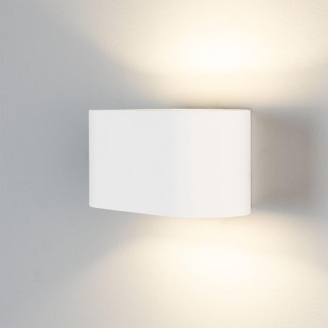 Innsbruck Elliptical Plaster Wall Light 18cm IP20
