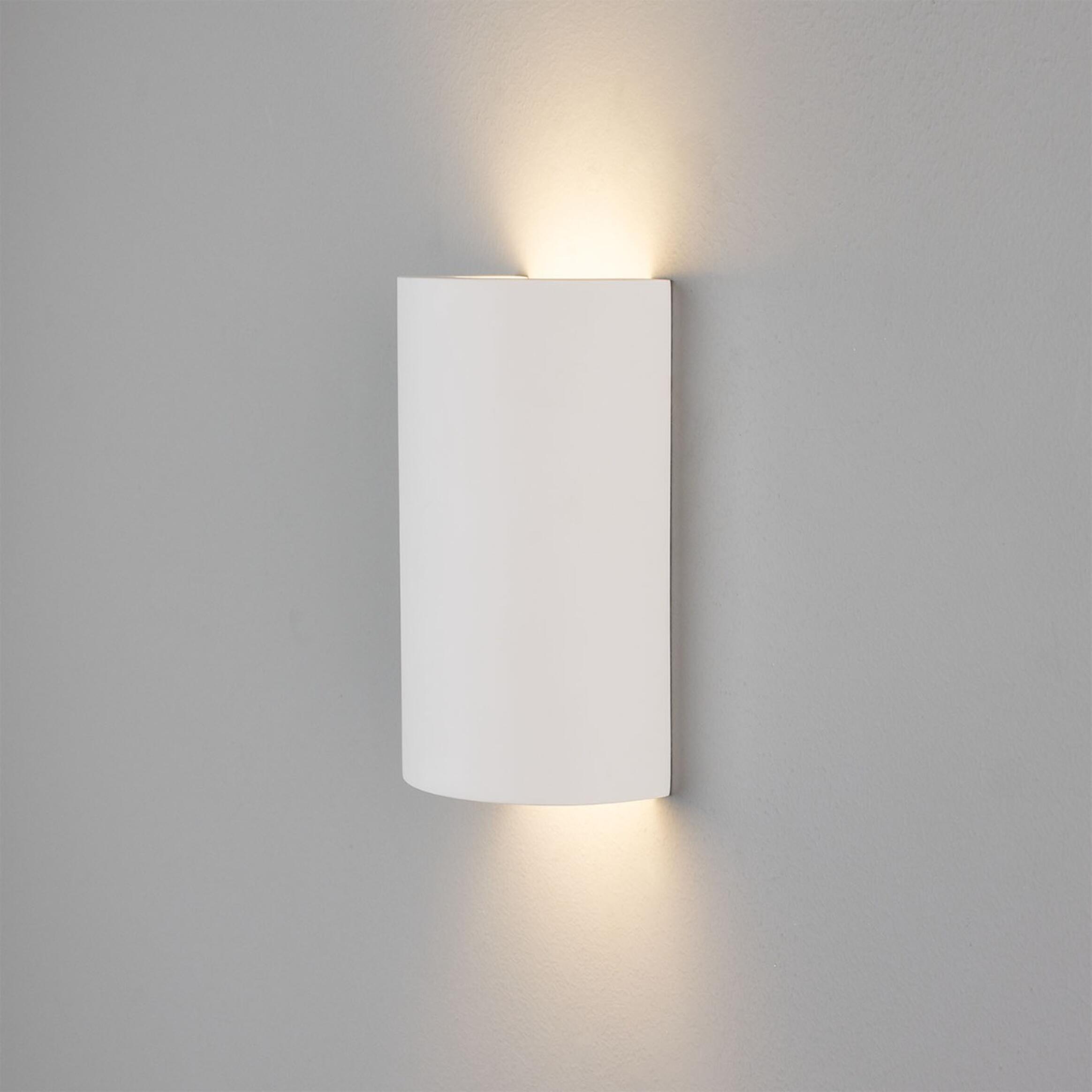 Malmö Semi-Circle Plaster Wall Light