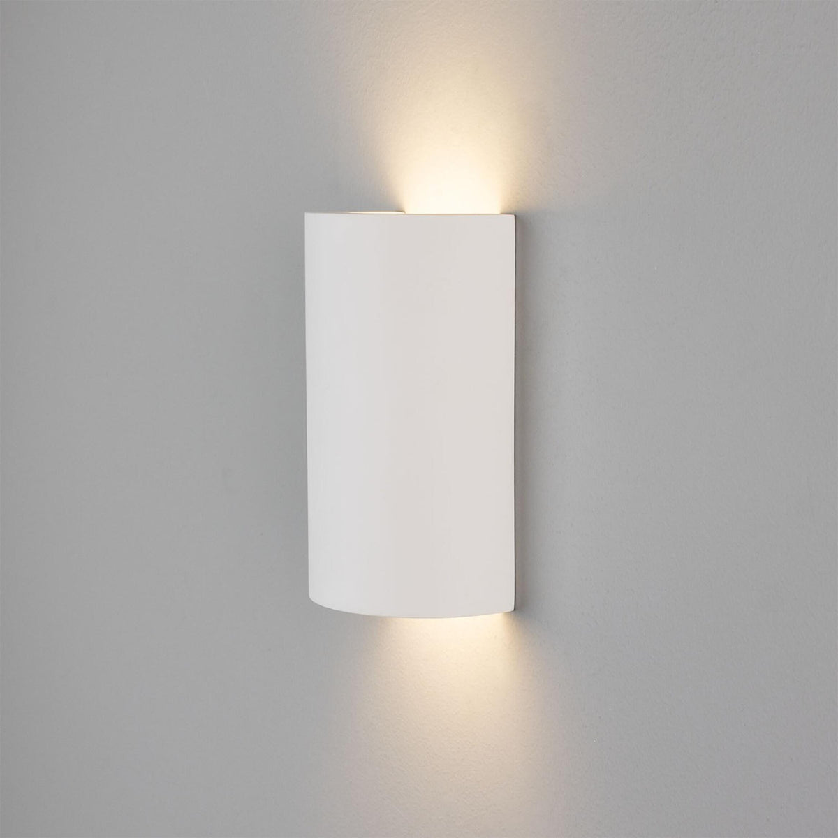Malmö Semi-Circle Plaster Wall Light