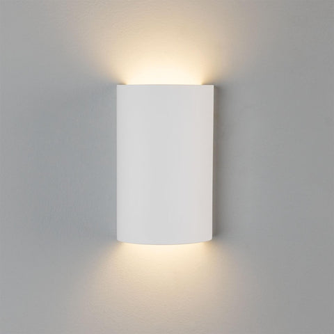 Malmo Semi-Circle Plaster Wall Light