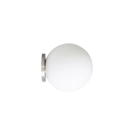PALLINA Wall/Ceiling Lamp - FontanaArte Design Lab Wall Fixture FontanaArte Satin Nickel Brushed  