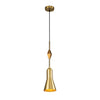 Bijou Small Aged Brass Pendant Pendant Lucas McKearn   