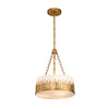 Mid Century Pendant Light - Sawgrass Medium Pendant Pendant Lucas McKearn Gold  