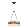 Mid Century Pendant Light - Sawgrass Large Pendant Pendant Lucas McKearn Black  