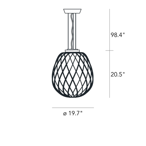PINECONE Pendant - Paola Navone Pendant FontanaArte   