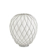 PINECONE - Paola Navone Table Lamps FontanaArte Medium Chrome-White 