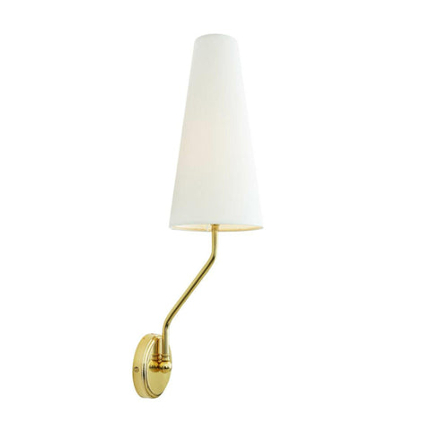 Rhyl Wall Light Wall Light Mullan Lighting Polished Brass