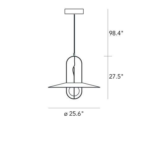 SETAREH Suspension Lamp - Francesco Librizzi Pendant FontanaArte   