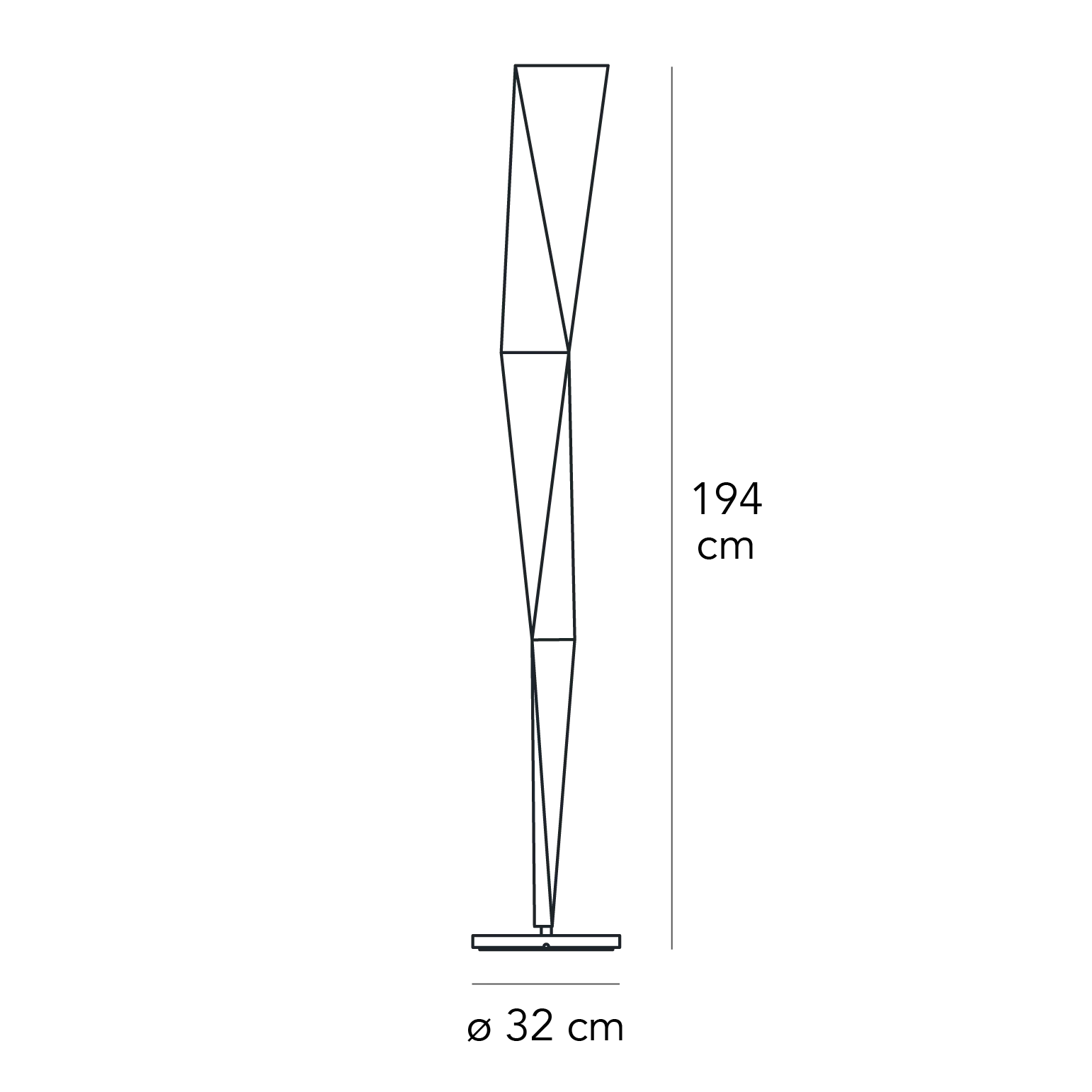 VERTIGO - Marco Acerbis Floor Lamp FontanaArte   